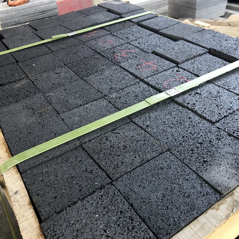 Honed Grey Black Basalt Paver Honed Grey Basalt for Flooring