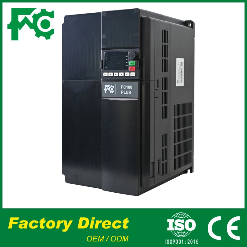 FC100p com carga pesada, 0.4 ~ 400 kW, inversor de frequência, transmissão CA, monofásica/trifásica Entrada de fase