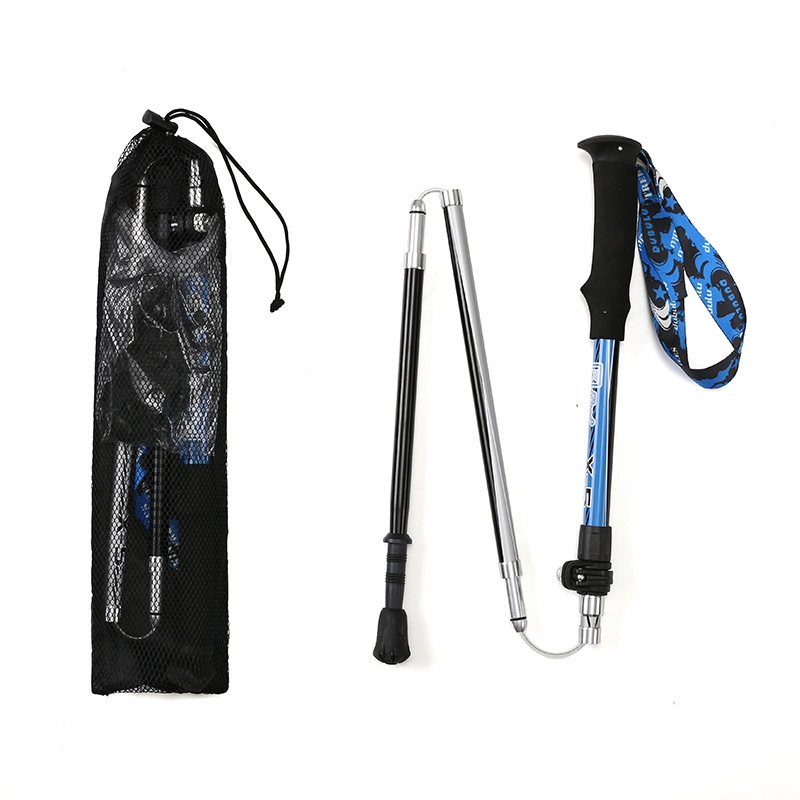 Wholesale/Supplier Aluminum Carbon Tungsten Steel Trekking Poles Collapsible Hiking Poles Adjustable Hiking Walking Sticks