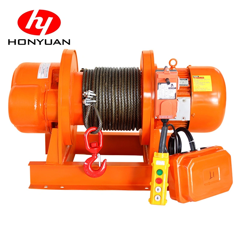 Promotion Price Professional Manufacturer 12V Winches Portable Capstan Electric Winch 2000 Lbs