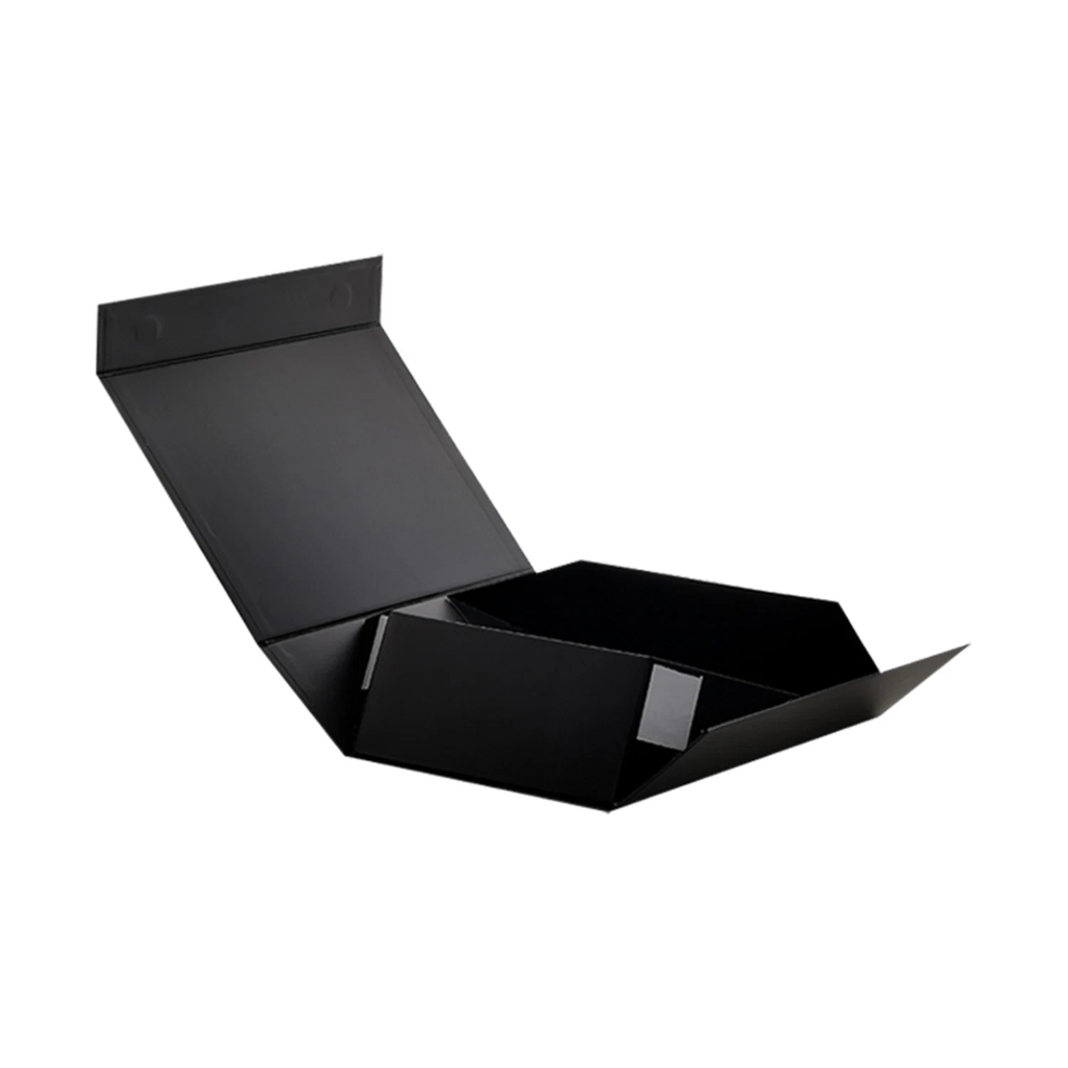 Custom Grey Cardboard Black Retail Shoes Product Gift Box Packaging with Magnetic Cover