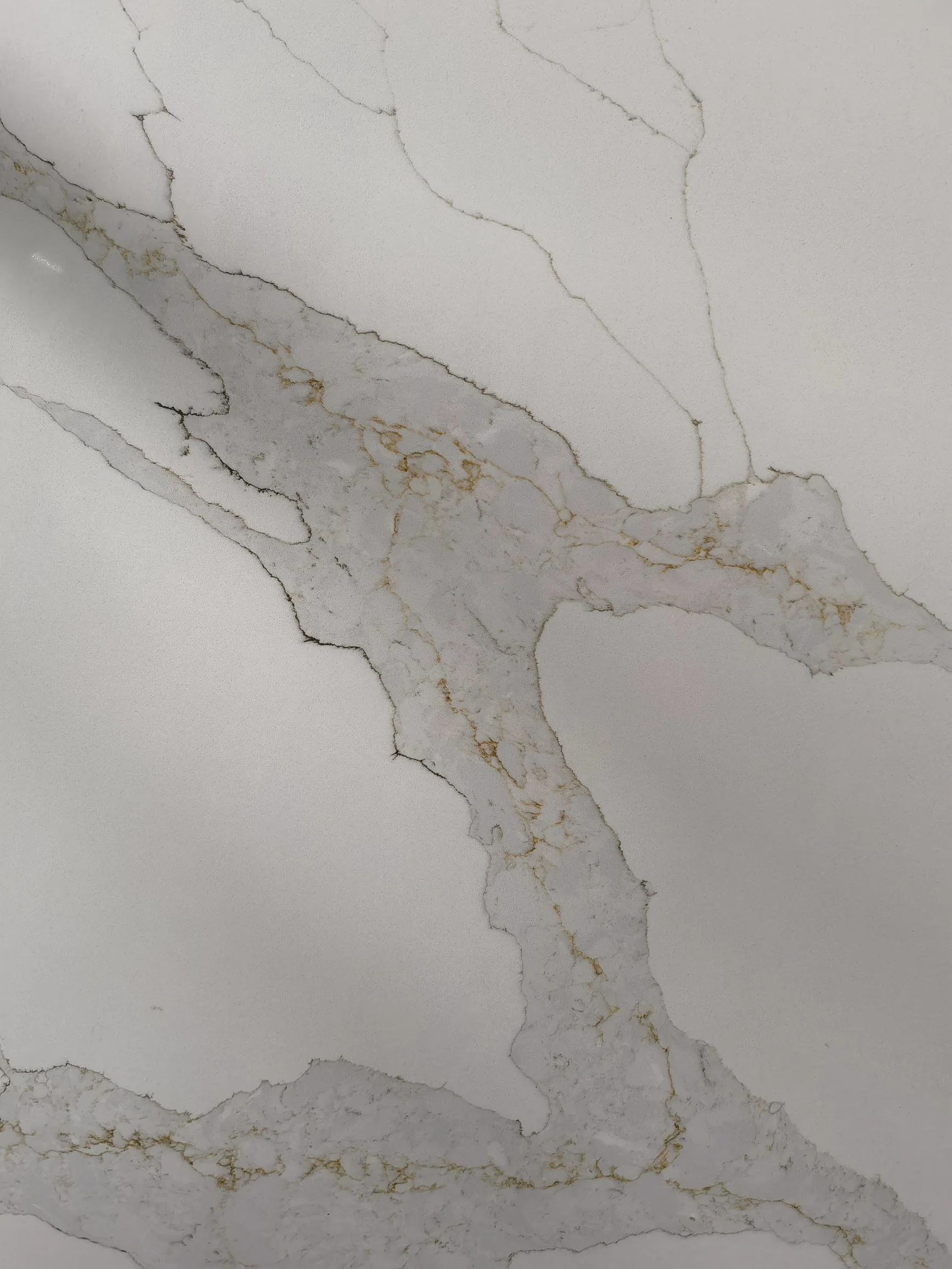 China Calacatta White /Black/Grey with Golden Veins The Perfect Choice for Your Kitchen Countertops, Island Tops, Bathroom Vanity Tops, and Flooring Tiles