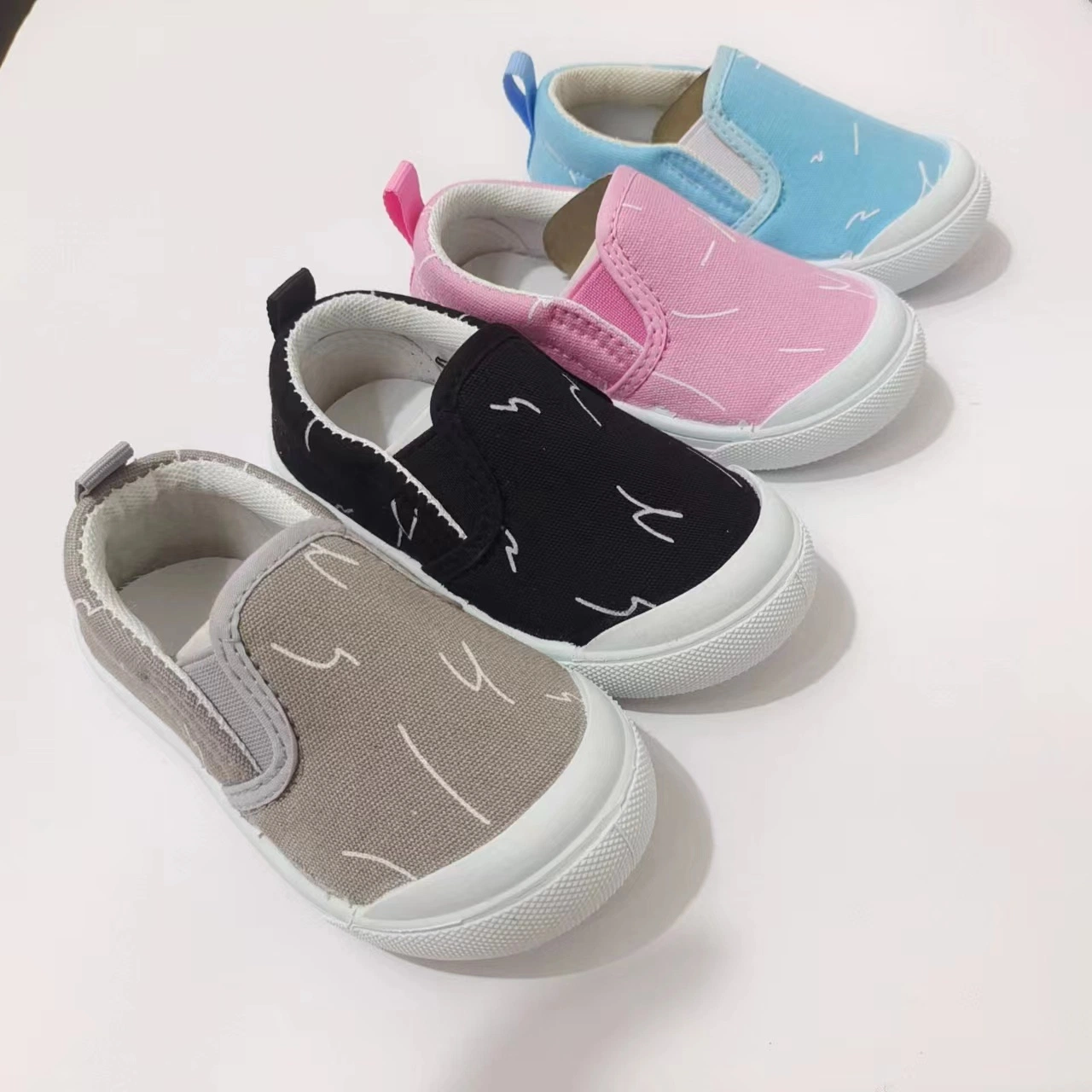 Горячая распродажа Baby Boy Girl Canvas Shoe China Factory Kid Повседневная обувь