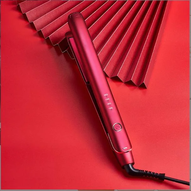 New Design Professional Style Hair Products Infrared Ionic Hair Straightener Flat Iron Straightener LCD Display Automatic Steam Infrared Straightener