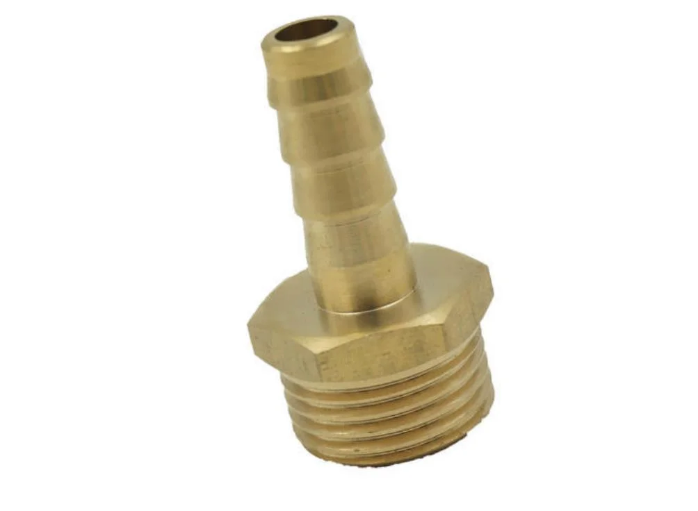 Union Elbow Male Brass Fitting Pl 90 Degree Elbow Push in 1/2" 1/4" Air Hose Connector Pneumatic Fitting