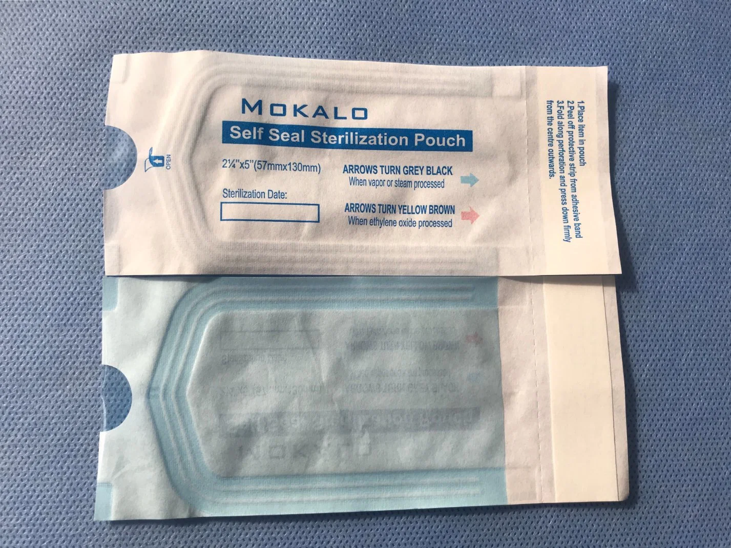 Disposable Medical Use Self Sealing Sterilization Pouches