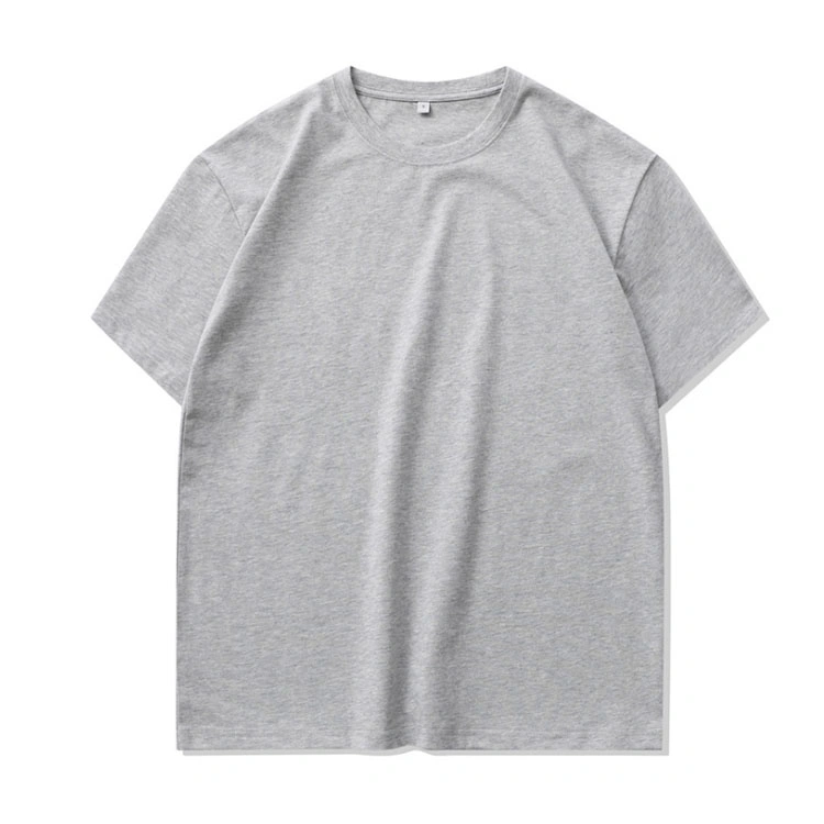 Wholesale 100% Coton T-shirt Unisexe à Manches Courtes en Taille Surdimensionnée avec Logo Personnalisé Tee-shirts