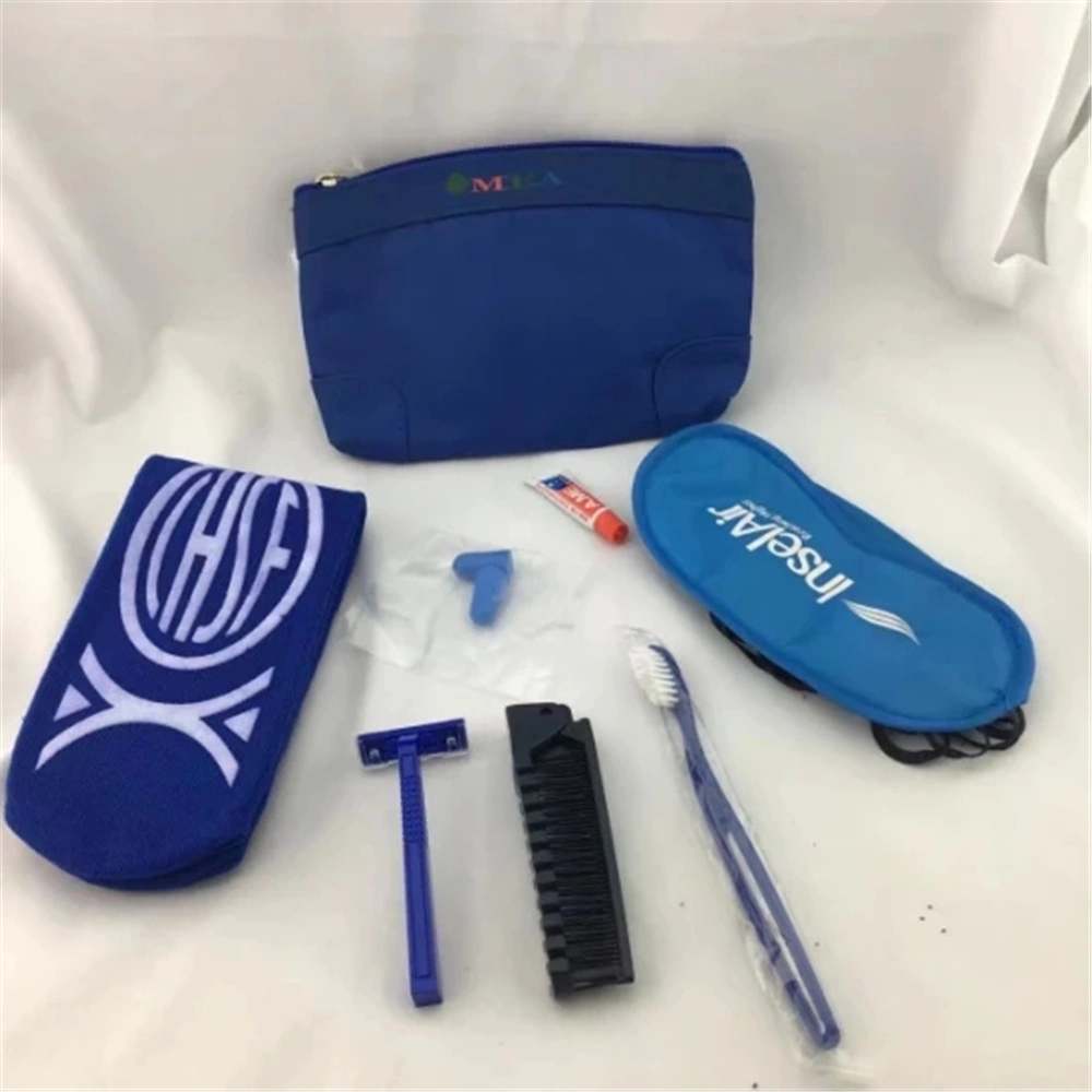 Servicios personalizados Kit afeitado Kit de etiqueta privada de la bolsa de cosméticos Set
