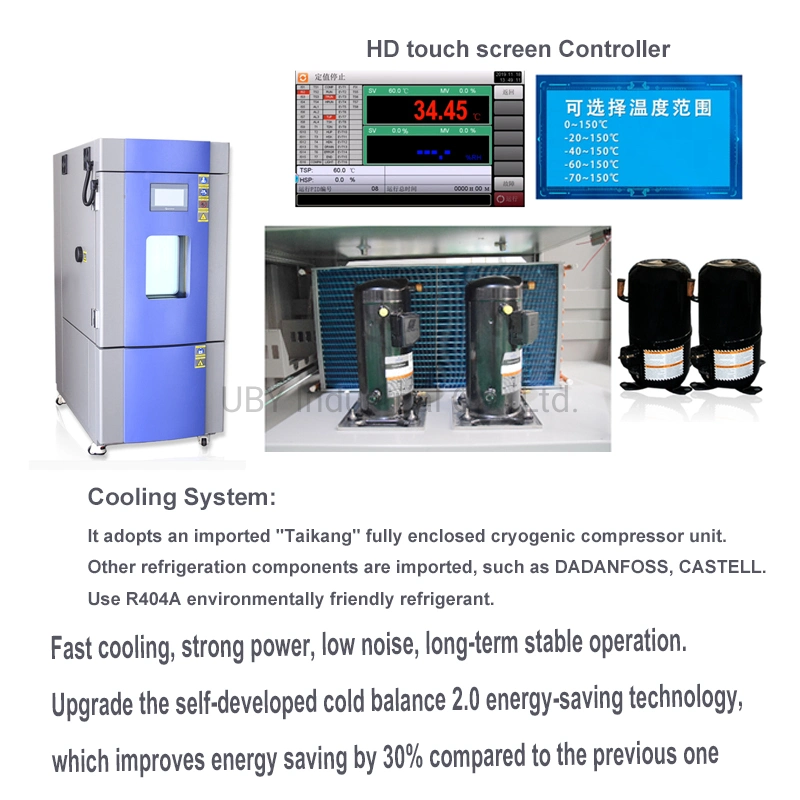 ISO6270 DIN50018 IEC68 Gjb 150 Constant Alternating Damp Heat Test Equipment