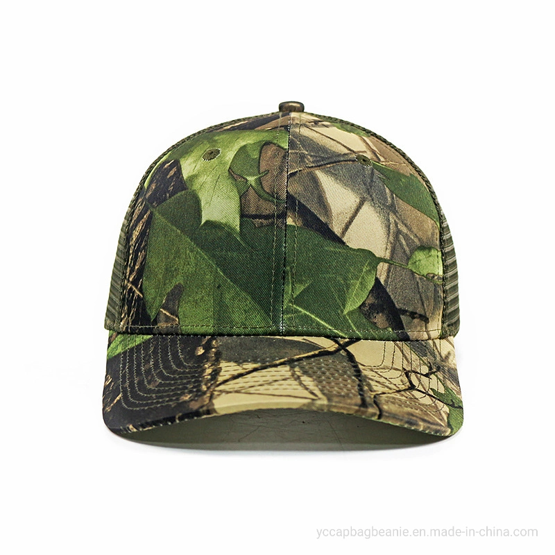 Camuflaje de moda personalizada Camo camionero tapa de la malla Hat