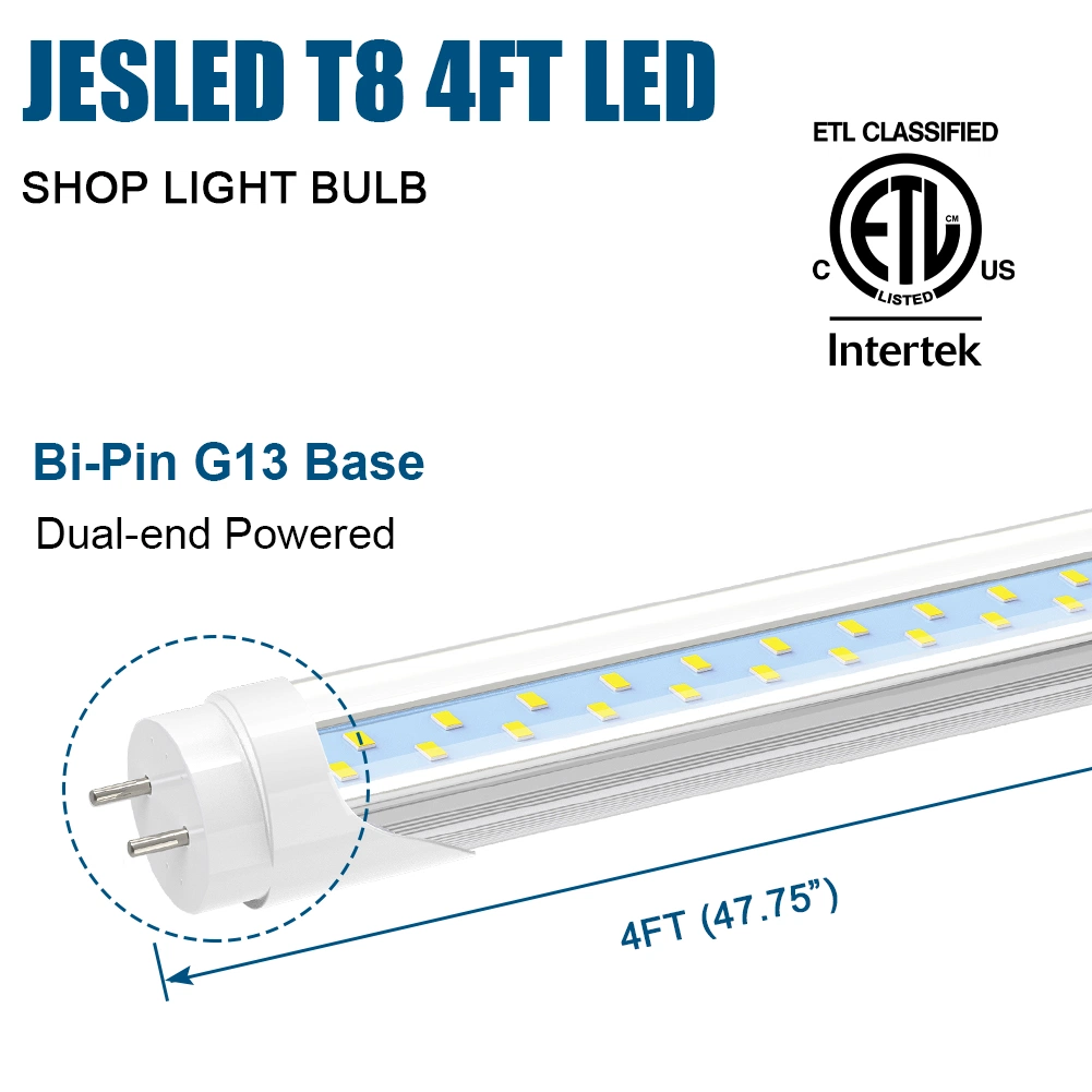 Tube LED Sjled breveté 36W T8 4FT pour intérieur Atelier d'entrepôt