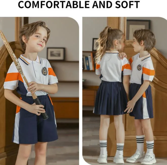 Bajo precio al por mayor uniformes personalizados 2021 uniforme escolar para la Enseñanza Primaria y Secundaria de las escuelas de alta calidad de exportación/2021 nuevo uniforme de clase