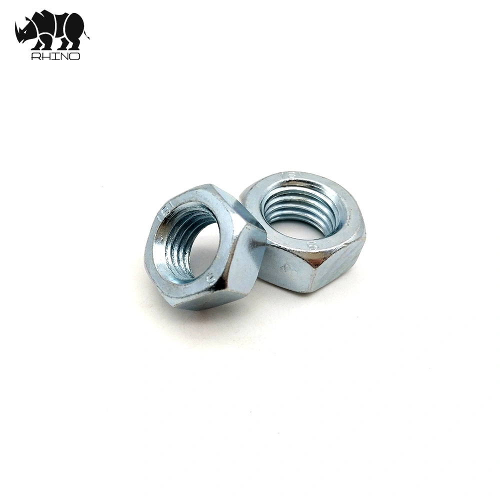 Chinese Manufacturer Factory Carbon Steel Q235 Q195 C1088 Galvanized Plain DIN934 Hex Nut