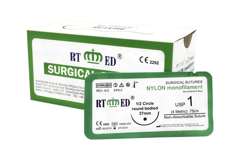 Nylon Non-Absorbable Suture for Surgery with CE/ISO Certification