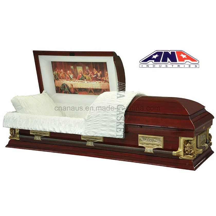 Us Style 18 Ga Steel Pieta Funeral Metal Casket