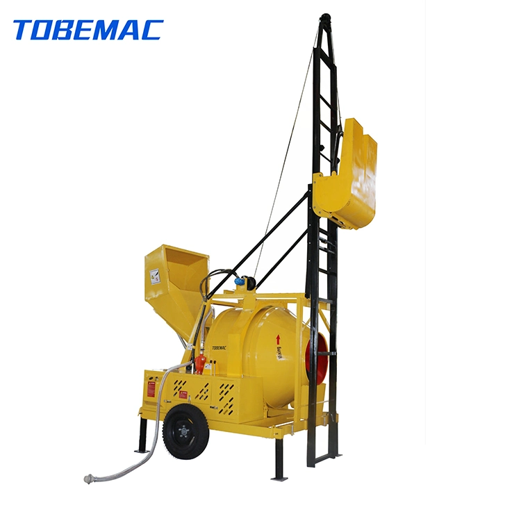 Jzc350-DHL Concrete Mixer Lift Water-Cooled Diesel Engine 16HP Mixing Power ISO9001: 2015 10-14m3/H Productivity