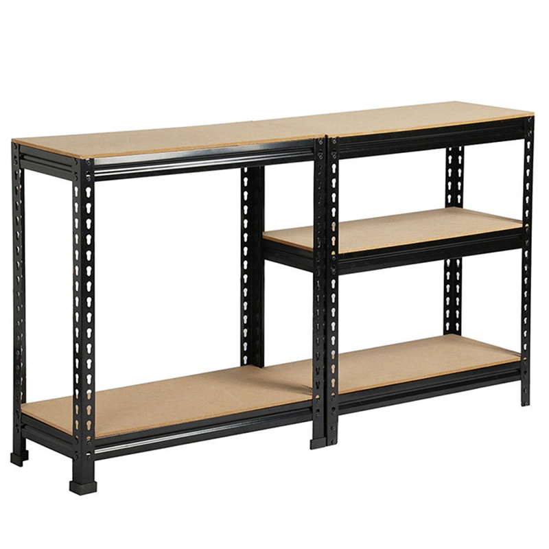 Adjustable 5 Tiers Shelf Steel Metal Shelf Boltless Rivet Shelving Rolling Stainless Steel Kitchen Rack Shelves
