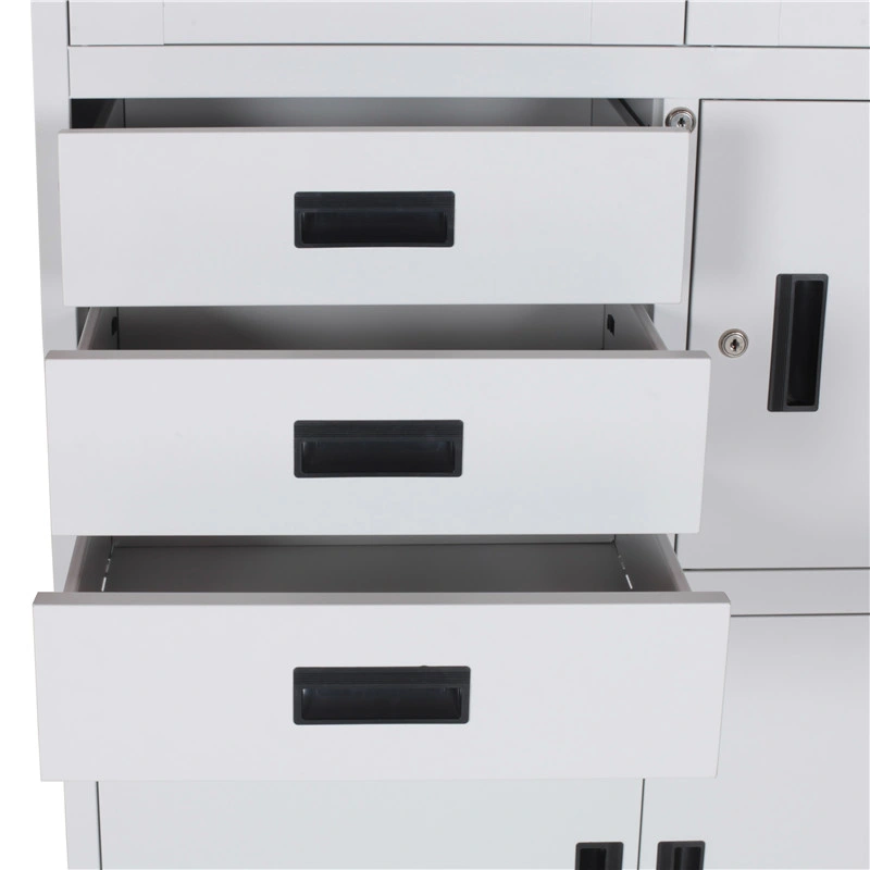 Hot Sale Durable Document Storage with Glass Door Metal Storage