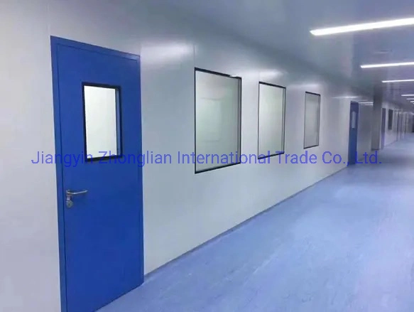 Designs Modern Interior Hospital School Cleanroom Glass Steel Door Steel Stainless Steel Door