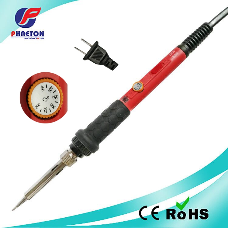 60W Long Lifetime Electric Soldering Iron Adjustable Temperature