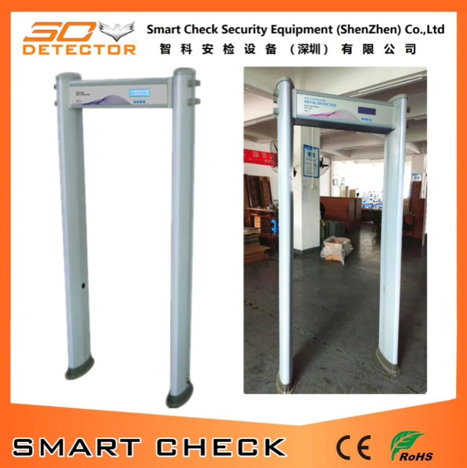 6 Zone Door Frame Metal Detector Security Gate Walkthrough Metal Detector