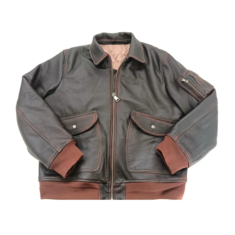 Real Leather Bomber Coats Man Faux Suede Short Blazer Jackets