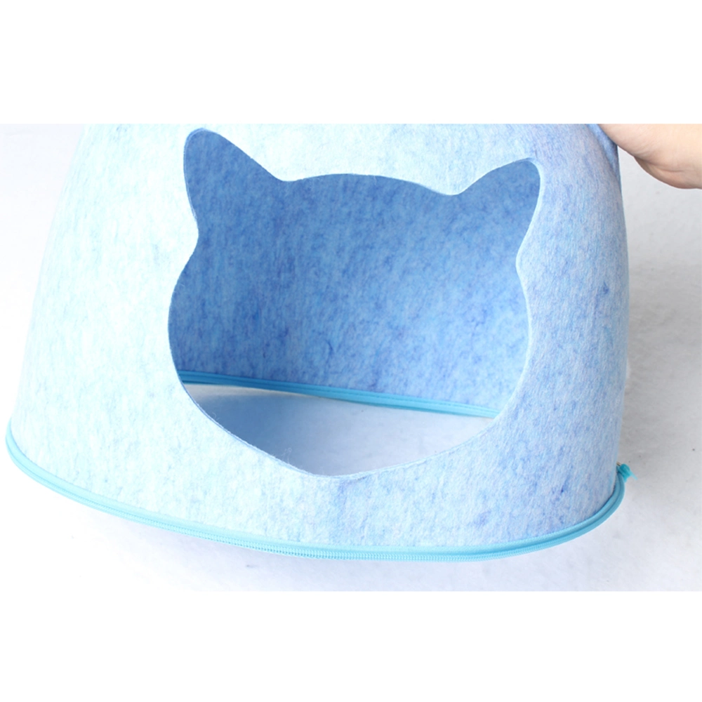 Good Quality Thermoforming Polyester Opened Cat Bed for Home Bedroom