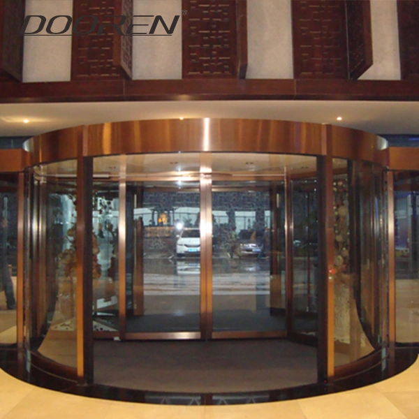 Glass Revolving Door, Automatic 3 Wings Revolving Door