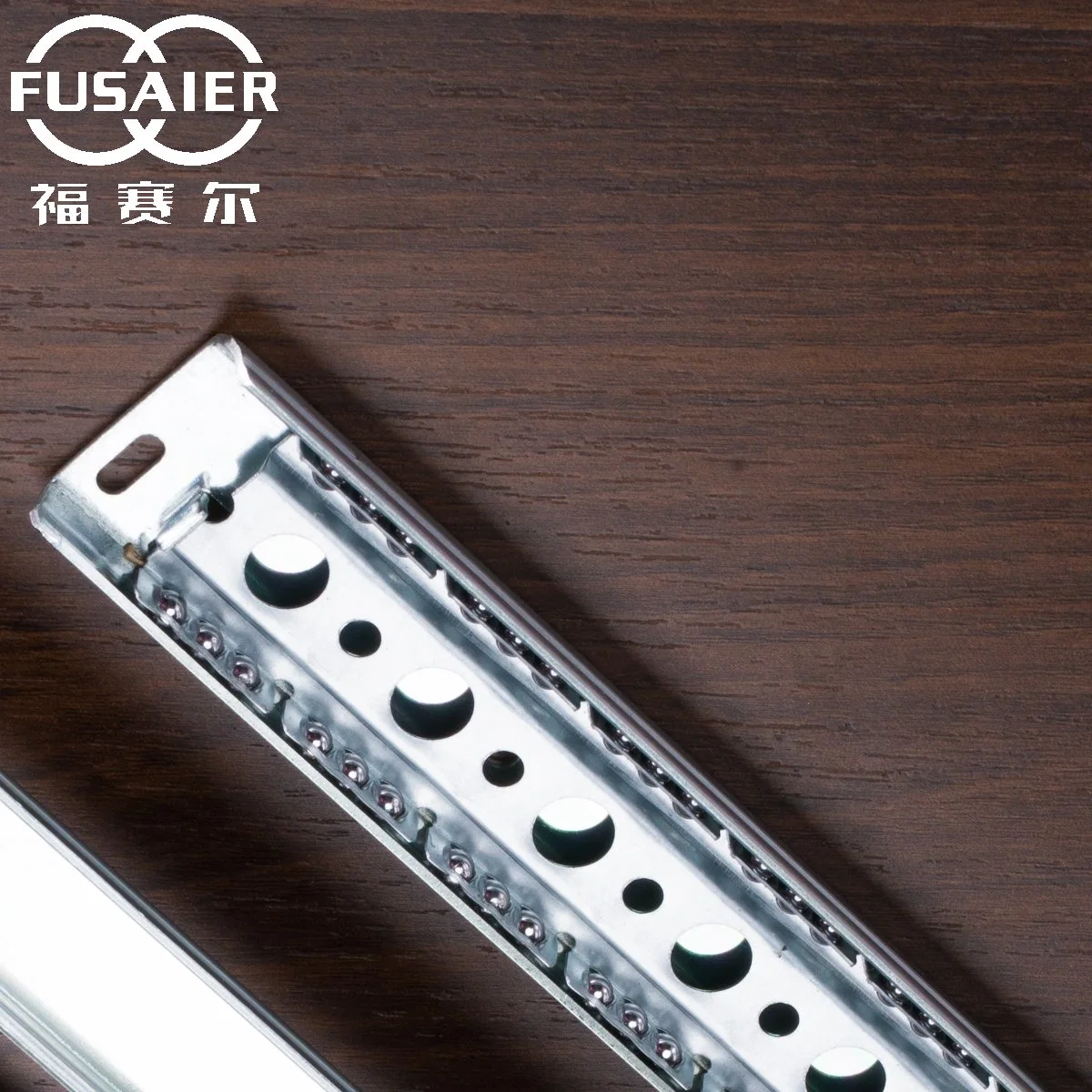 27mm Ball Bearing Single Extension Strong Pull Drawer Slide Rail