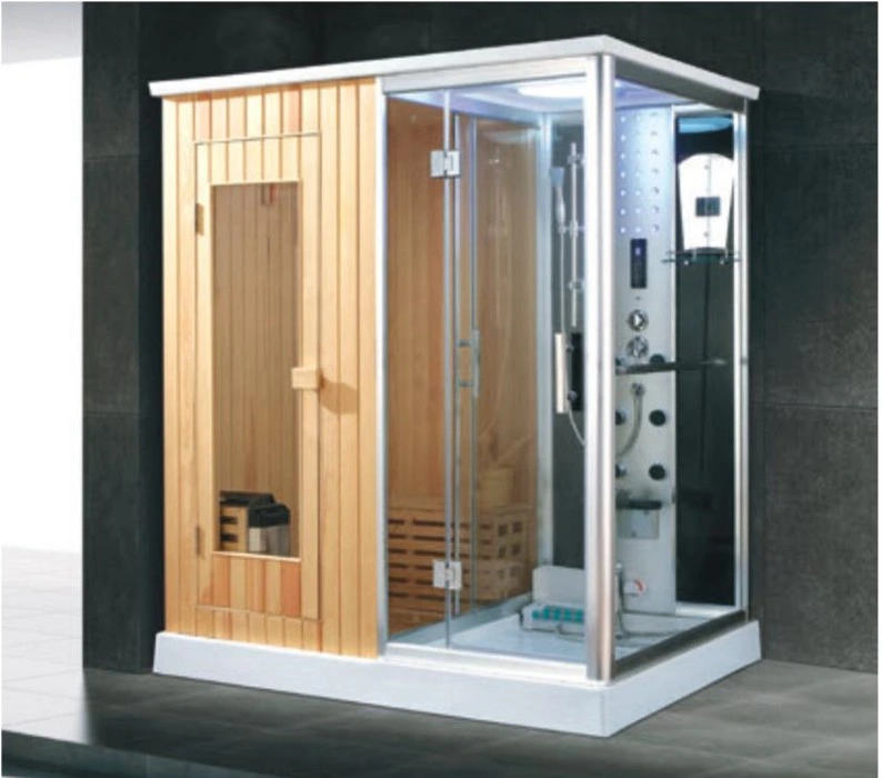 Salle de bain intérieure sèche Bain Douche Bois SPA Sauna Vapeur