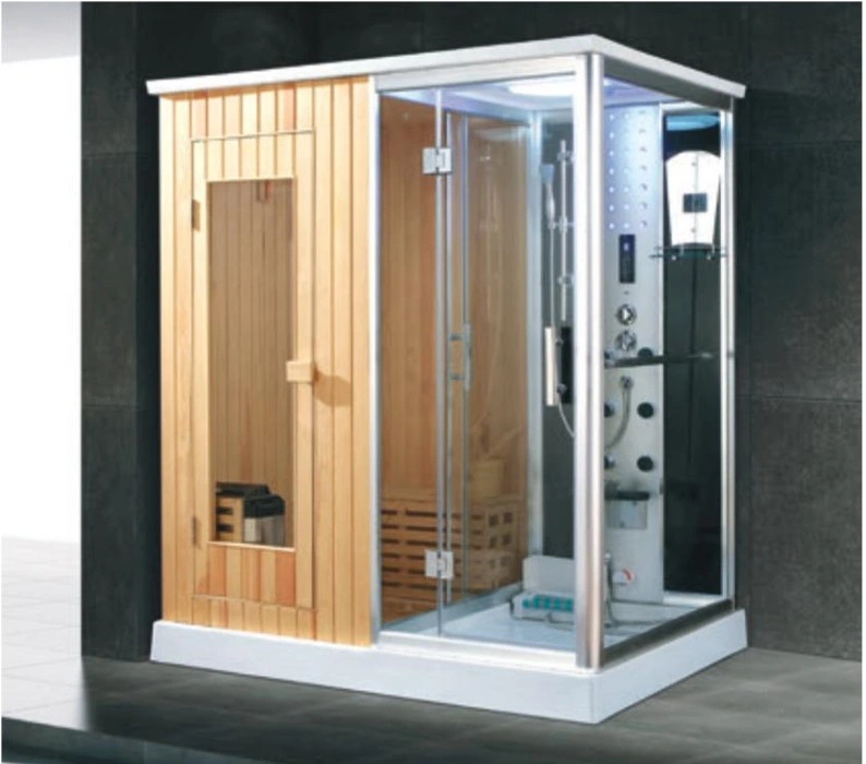 Innen Bad Dusche Holz Dusche TROCKENER SPA Sauna Dampf