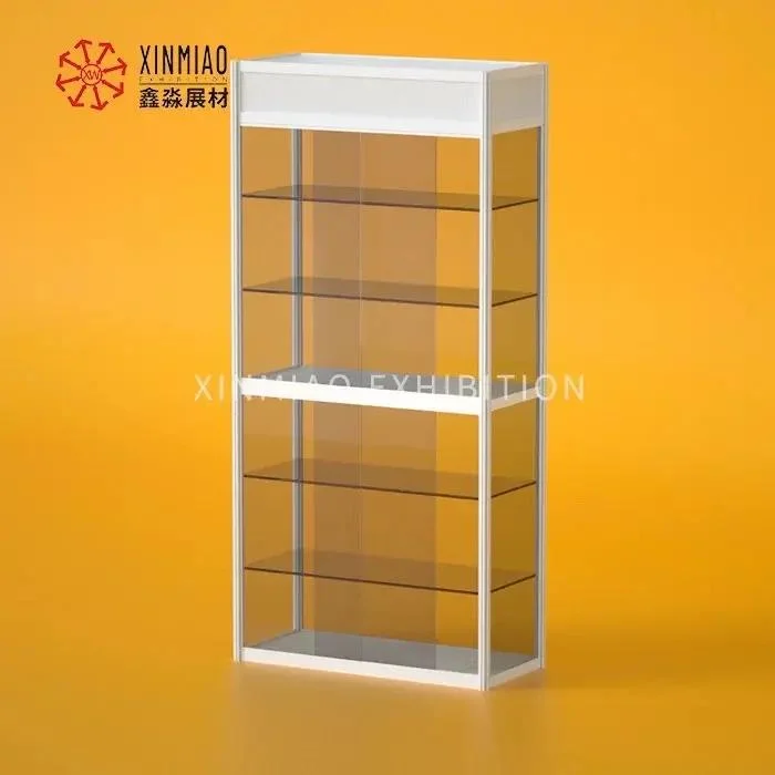 High View Customize Aluminum Profile Glass Exhibition Counter for Trade Show