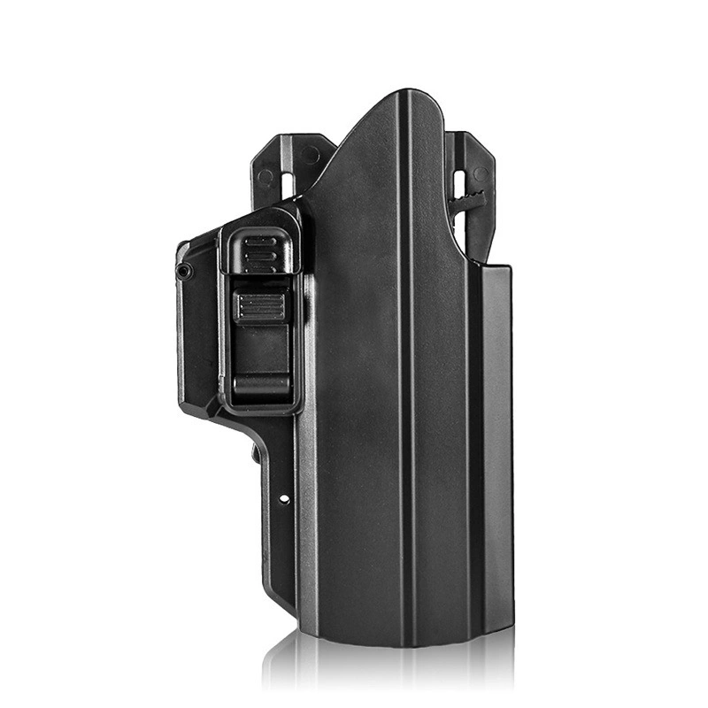 High quality/High cost performance Rigid Plastic Steel Ipsc Holster for Leg Belt and Belt GS110