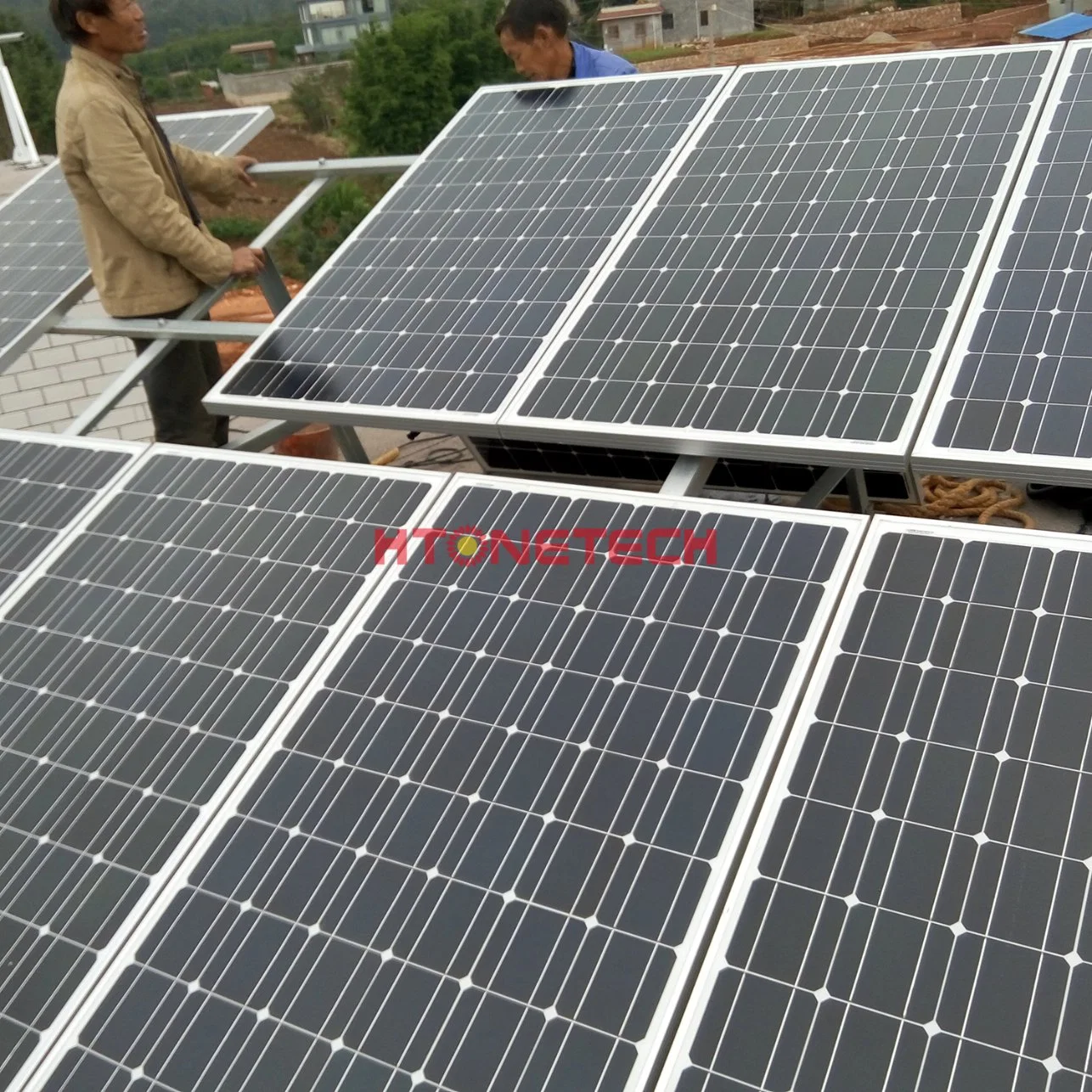 Home Grid Connected Photovoltaic System 20kw Power Generation Portable Energy Solar Charger Polycrystalline Silicon Solar Systems Energy Storage