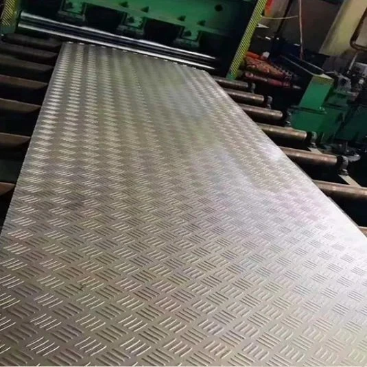 ألومنيوم منقوش على شكل ورقة ماسية 1060 3003 5052 5754 ألومنيوم مقروء Checker Plate High quality/High cost performance  Printable Metal Sheet فارغة 5754 ورقة/لوحة من الألومنيوم