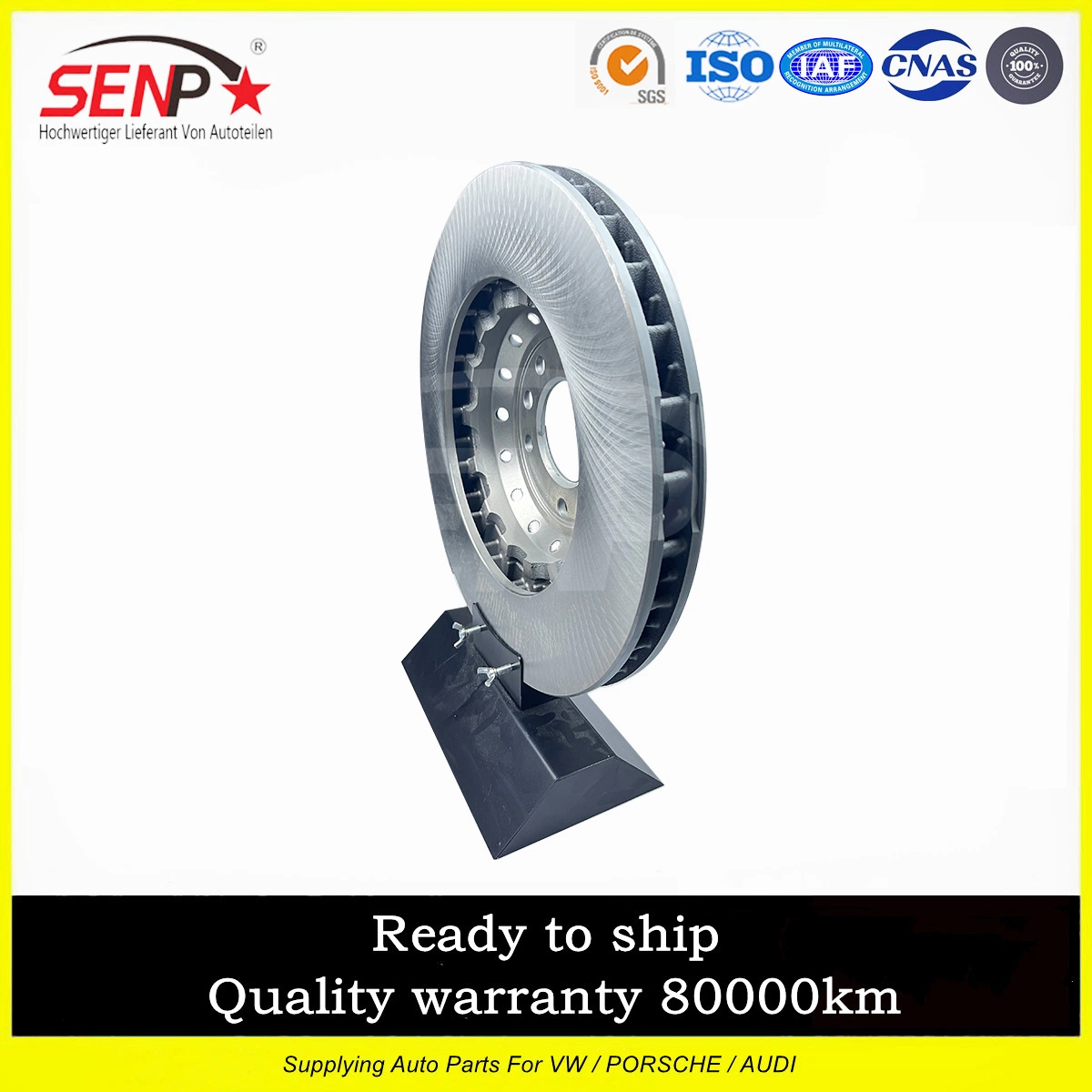 OEM 958 351 403 50 Senp High quality/High cost performance  Auto Parts Brake System Front Brake Disc/Left 390mm for Porsche Cayenne 11-18 95835140350