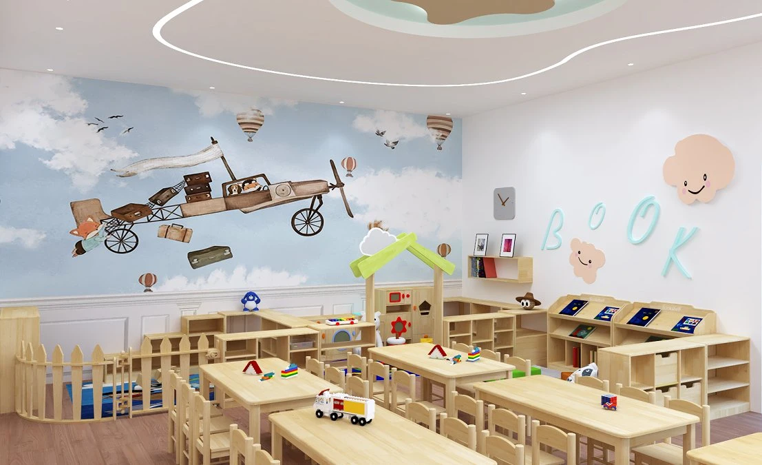 Baby-Display und Lagerung Holzregal und -Schrank, Moderne Kindermöbel, Spielzimmermöbel Spielzeugschrank, Kinder-Kabinettmöbel, Klassenzimmer Möbel