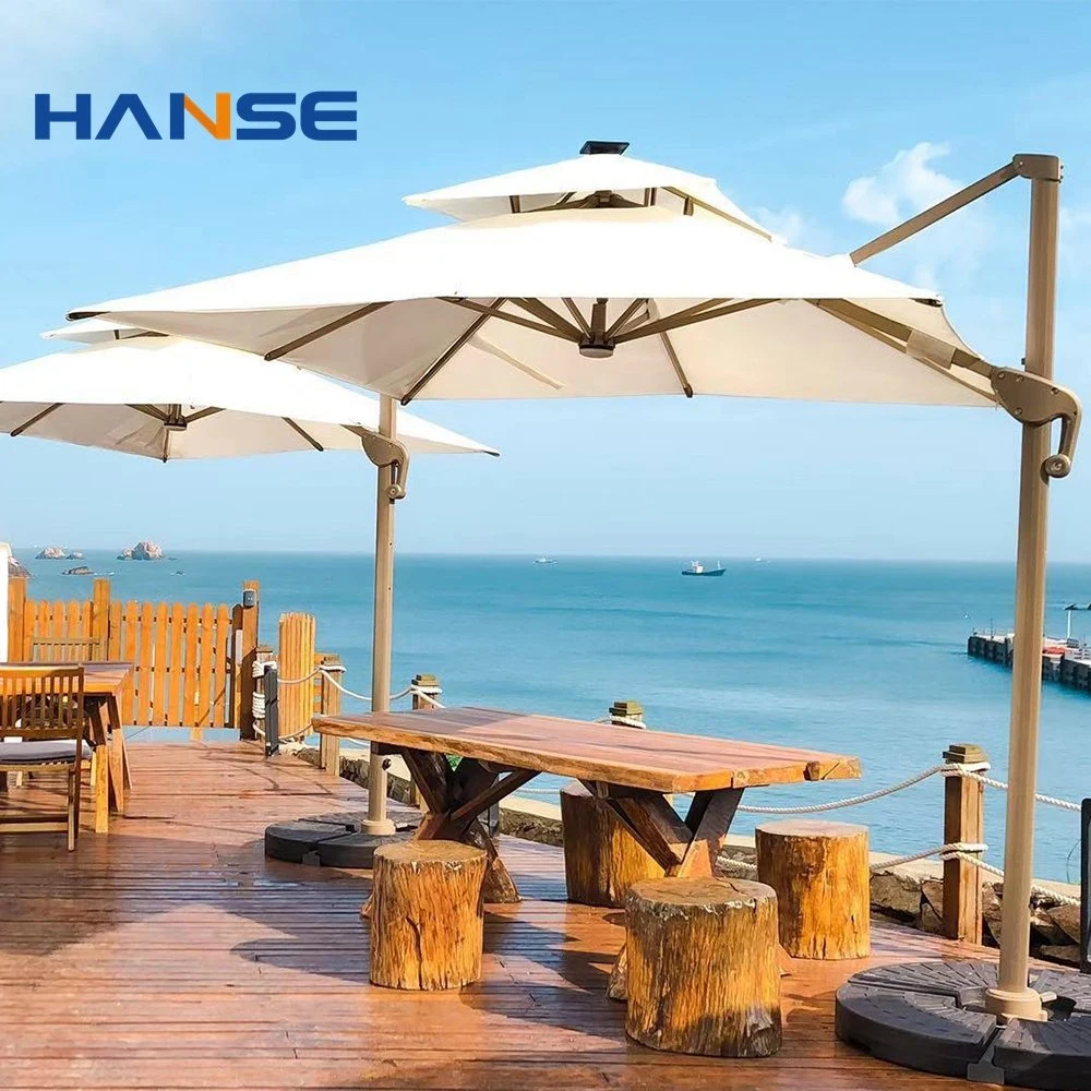 Umbrella Parasol Cantilever Umbrella Sea Beach Garden Outdoor Folding Hanging Patio Parasols Umbrellas