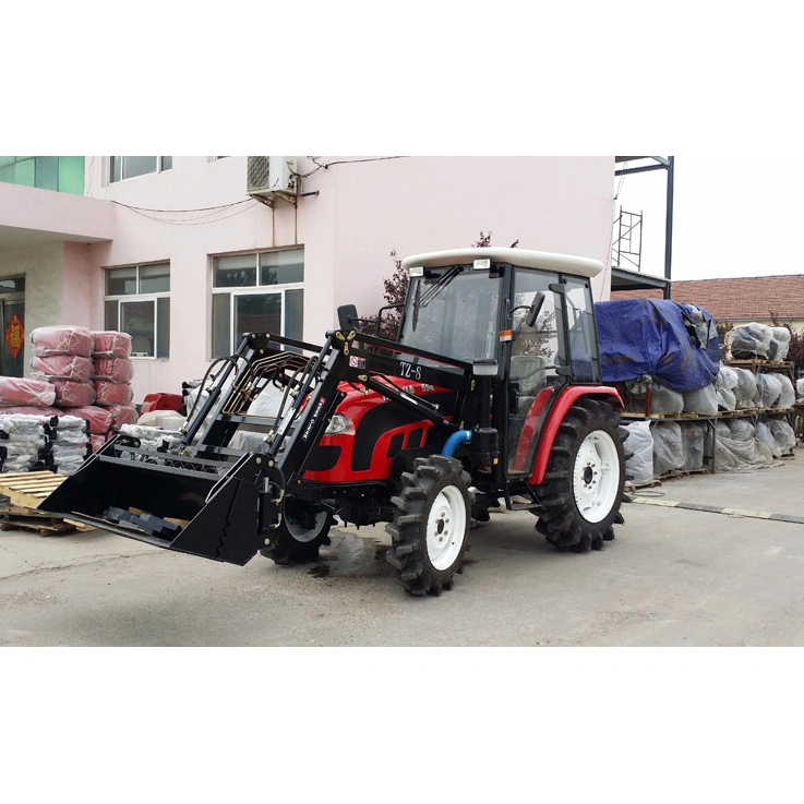 50HP, 60HP, 70HP Landtraktor hergestellt in Huaxia mit Frontlader