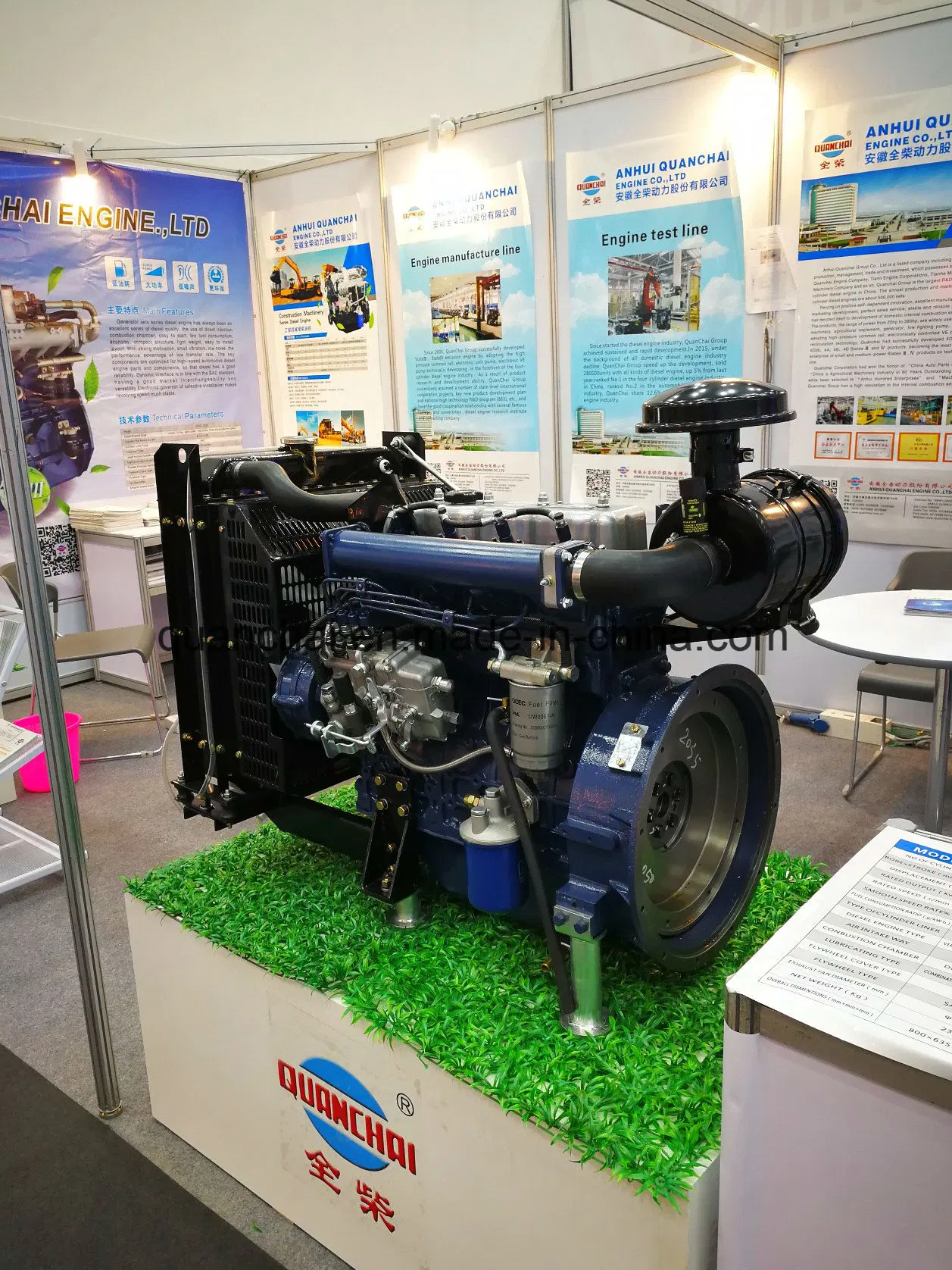 CE&amp;ISO9001 Approved kleine wassergekühlte Dieselmotor mit Ventilator, Kühler, Stop-Magnetventil und Filter