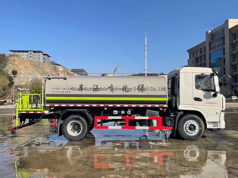 4X2 Drive LHD Water Bowser Truck 245HP Engine Multifunctional 10cbm Water Sprinkler Tanker Truck for Sale