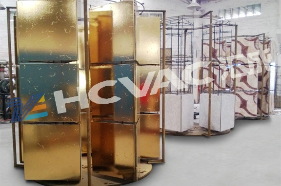 Hcvac Ceramic Tiles Tableware Titanium Nitride Gold PVD Vacuum Coating Machine