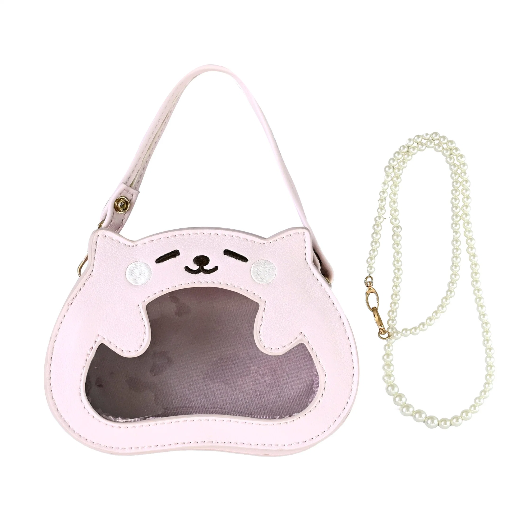 Moda Flip Cover Bolsa de hombro para mujer Diseño de gatos pequeños ITA Bolsa