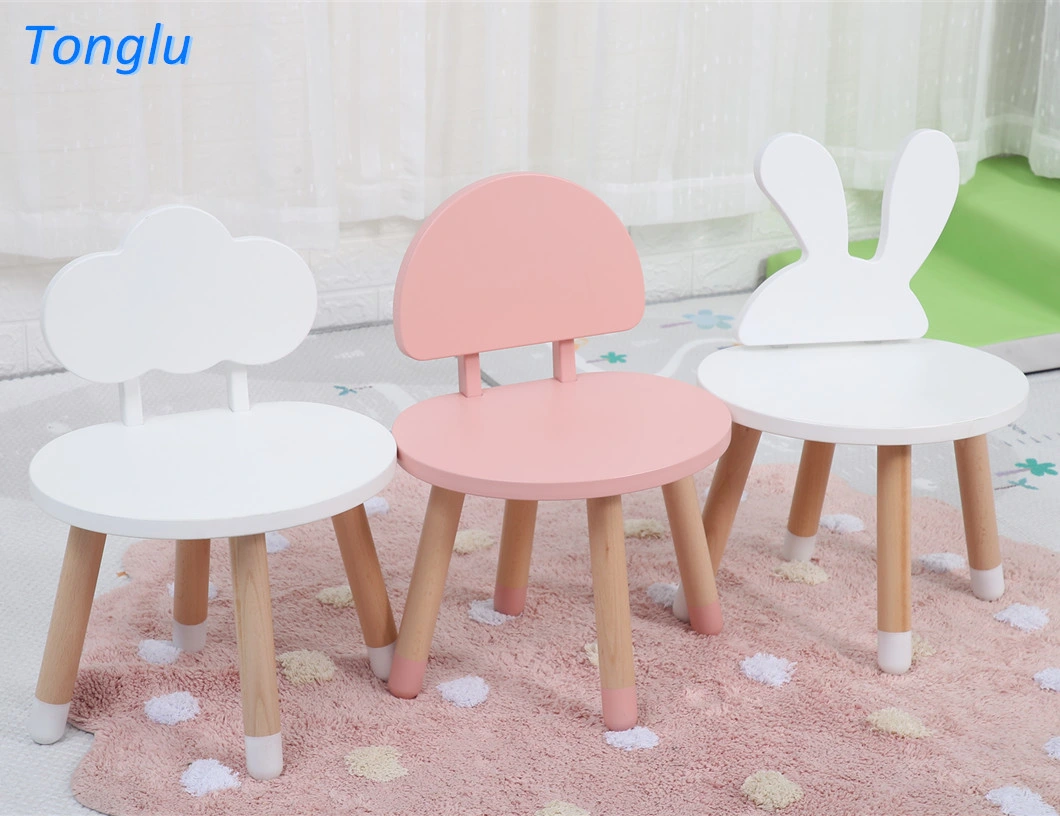 Wooden Kids Colorful Dining Study Table and Chair Toddler Furniture