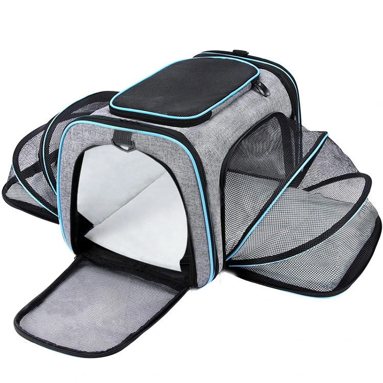 Double Portable Pet Shoulder Bag Transparent Dog and Cat Pet Carriers Travel Bag