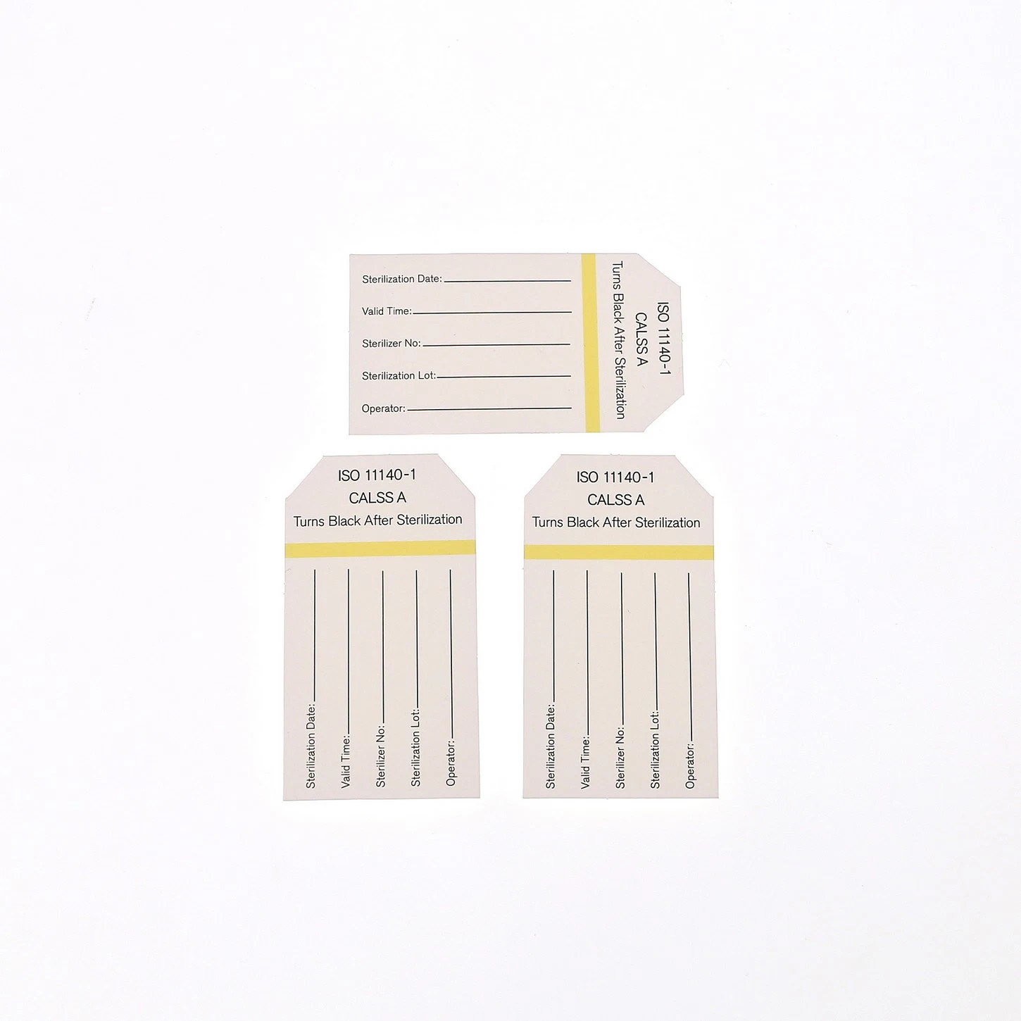 High Pressure Disposable Autoclave/ Steam Indicator Card for Medical Infection Control