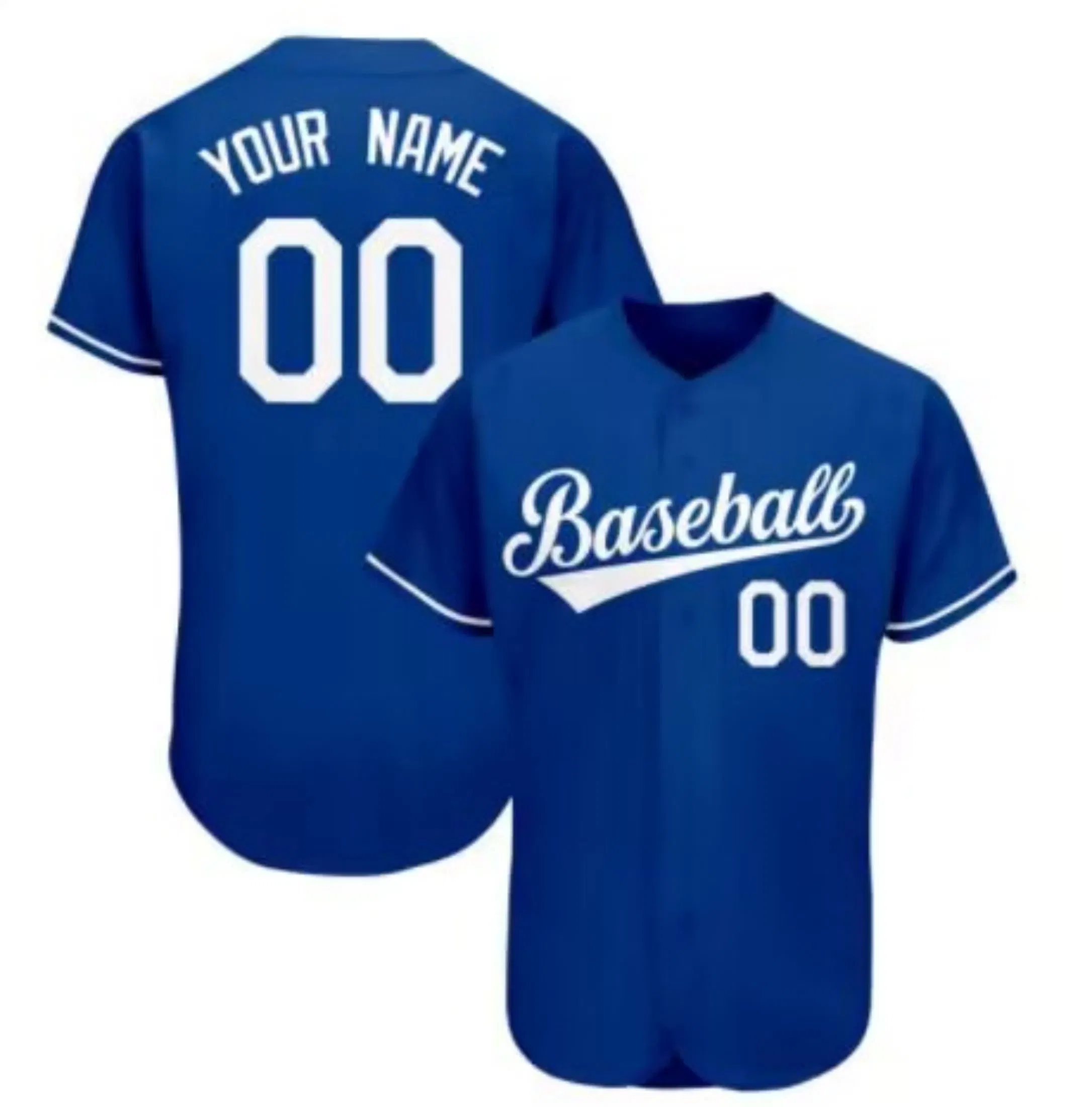 Men Sublimation Printing Baseball Jersey 100% Polyester Mesh Quick Dry Custom Logo Teamwear Blank Baseball Jersey T Shirt for Men