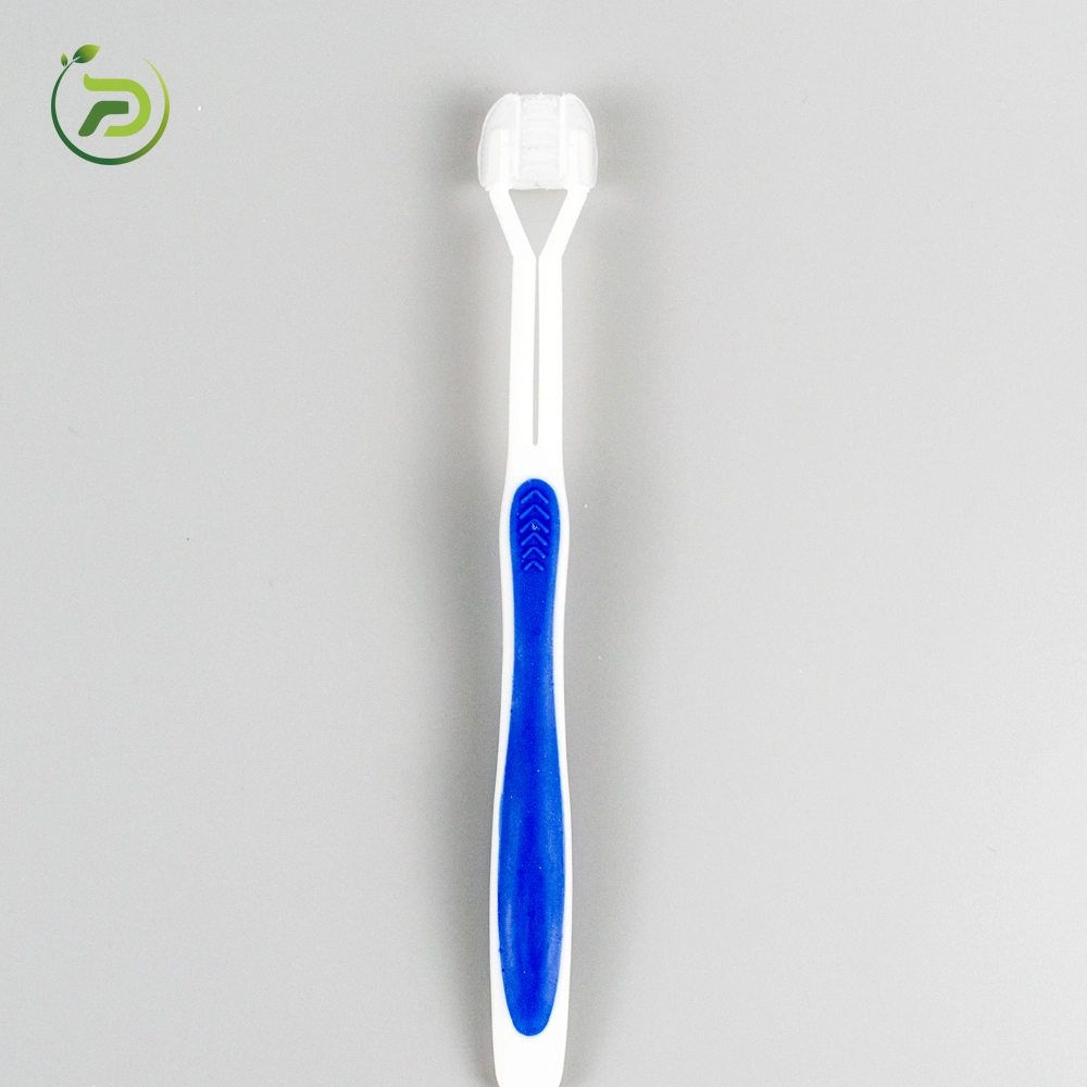 Three-Head зубную щетку для очистки полости рта