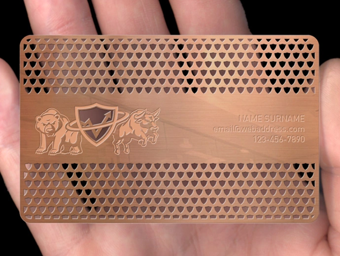 Metal Etched Business Card VIP Card Name Card