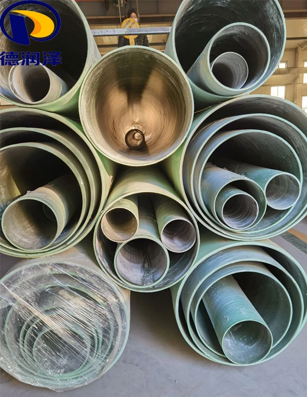 Large Diameter FRP GRP Pipe Anti-Corrosion